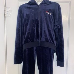Soft Velvet Fila Sweat Seat